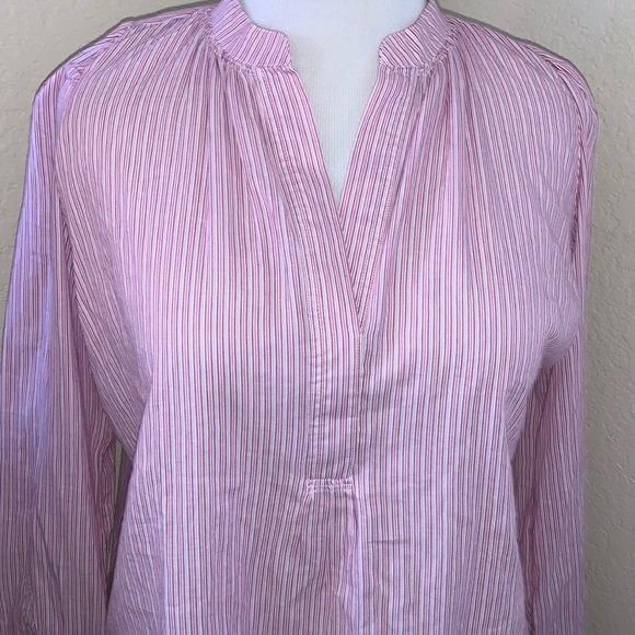 Loft cotton classic striped tunic blouse - Picture 2 of 8